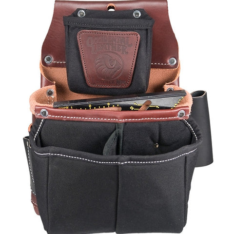 Belt-Worn Fastener Bag with Divided Nylon Double Bag 5564