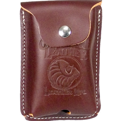 Clip-on Leather Construction Calculator Case 6568