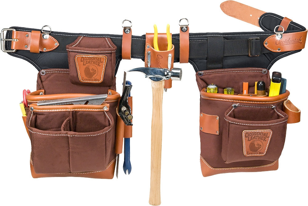 Adjust-to-Fit FatLip Nylon Tool Belt Set Cafe 9855 – Occidental Leather  Outlet